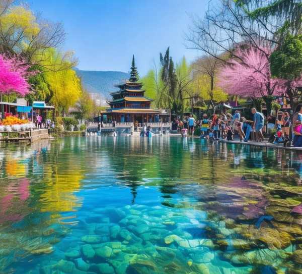 春城昆明之旅，滇池风情与春意盎然美景全攻略,昆明旅游攻略，探寻春城美景，领略滇池风情,自然风光,旅游攻略,旅游胜地,第1张