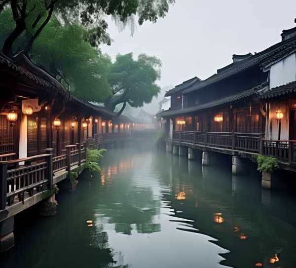 乌镇，江南水乡的灵魂之旅，穿越时光的梦幻仙境,乌镇旅游景区，江南水乡的灵魂之地，穿越时光的梦幻之旅,自然风光,旅游胜地,历史文化,第1张