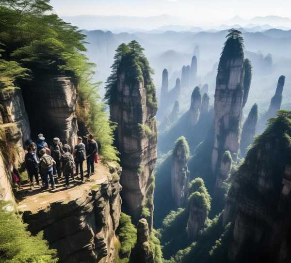 家界，探险者的天堂，大自然的奇幻之旅,家界旅游景区，大自然的奇迹，探险者的,旅游胜地,第1张
