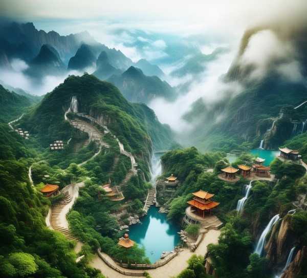 庐山仙境之旅，揭秘秘境的旅游攻略,庐山旅游攻略，探索仙境秘境的完美路线,自然风光,历史文化,旅游攻略,第1张