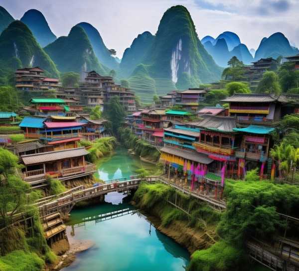 贵州风情探秘，十大必游景点攻略,探秘多彩贵州，十大不可错过的旅游景点,自然风光,历史文化,旅游胜地,第1张