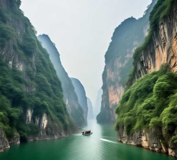 三峡风光探秘，自然奇观与人文瑰宝之旅,探寻三峡旅游景区，山水画卷中的自然奇观与人文瑰宝,自然风光,历史文化,旅游胜地,第1张
