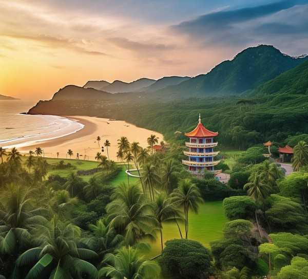 海南岛万宁，揭秘万宁旅游的绝美秘境,万宁旅游景点攻略，探索海南岛上的美丽秘境,旅游胜地,秘境,第1张