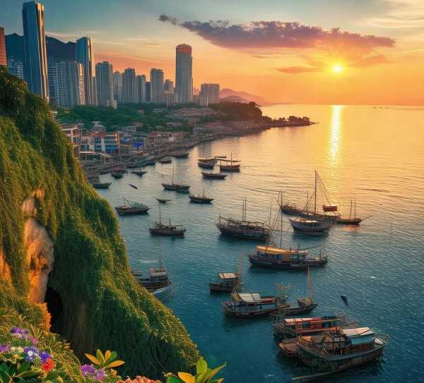 防城港海滨风情之旅，探秘自然奇观,探秘防城港，领略海滨风情，畅游自然奇观,自然风光,旅游胜地,海岛,第1张