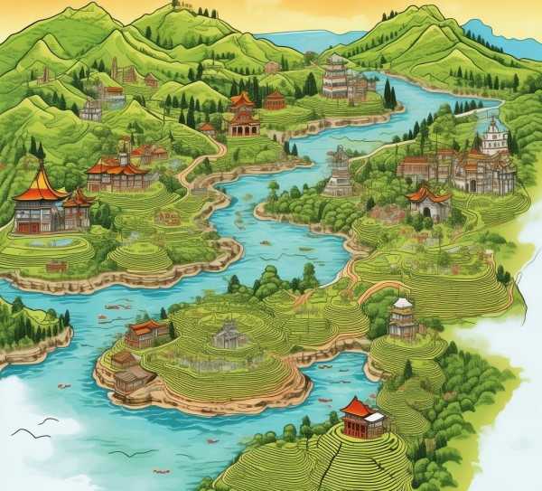 赣鄱大地之旅，人文自然奇观深度探寻路线图,旅游路线图，探寻赣鄱大地的人文与自然奇观,自然风光,历史文化,旅游路线,第1张