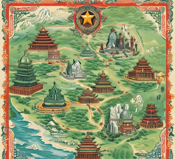 漫步天府，经典旅游路线图深度探秘,旅游路线图，探索天府之国的经典之旅,自然风光,历史文化,旅游路线,第1张