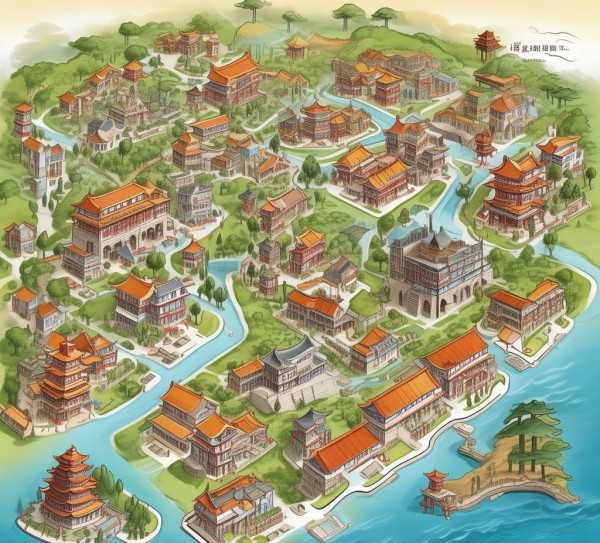 泉州古城历史与现代魅力之旅路线图,泉州旅游路线图，探寻古城的历史韵味与现代魅力,自然风光,历史文化,旅游路线,第1张