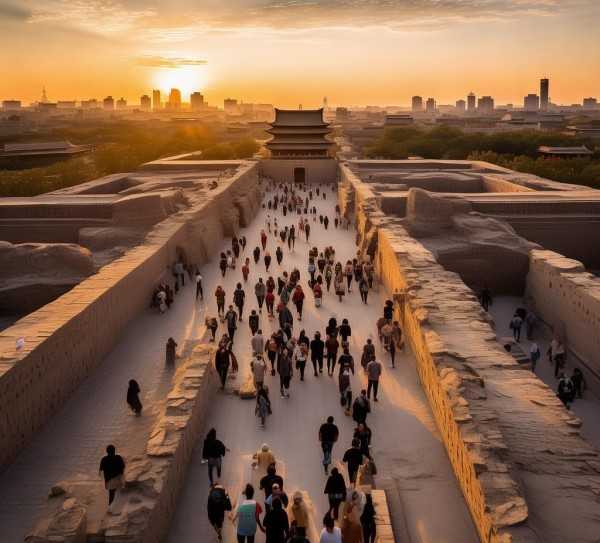 西安古都探秘之旅，历史足迹全景览,西安旅游景点大全，探寻古都的历史足迹,历史文化,丝绸之路,韵味,第1张